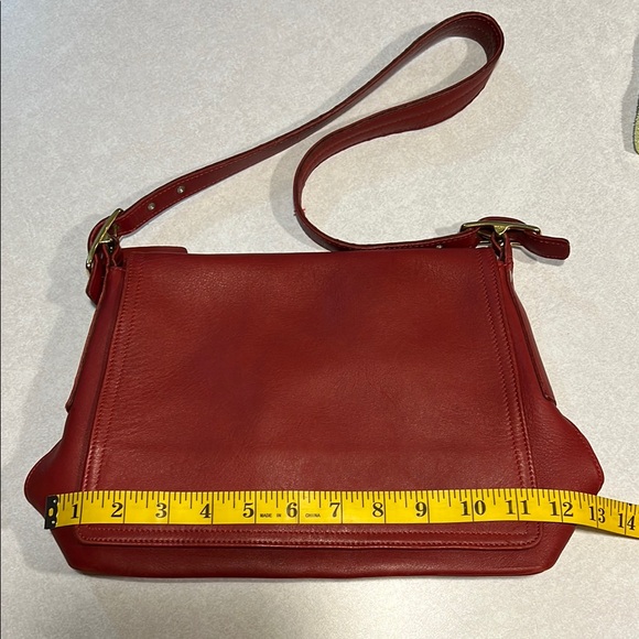 COACH Red Leather Shoulder Bag - Picture 14 of 16
